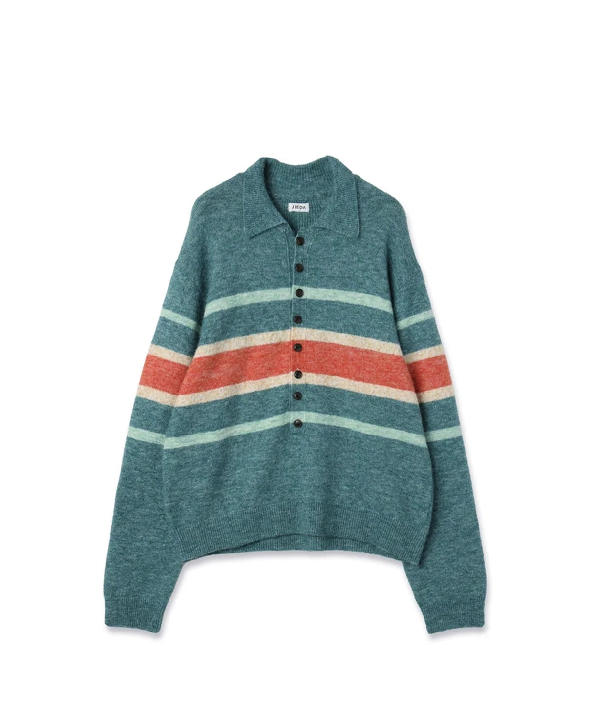 STRIPED KNIT POLO