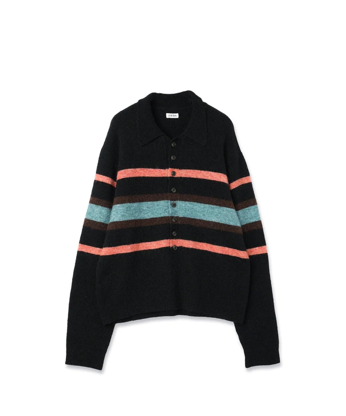 STRIPED KNIT POLO