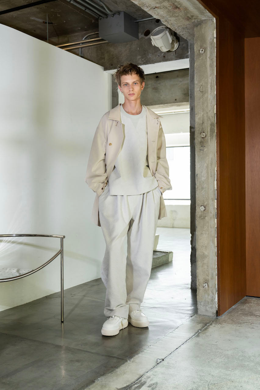 Semi-Long Soutien Collar Light Coatt(NATURAL)