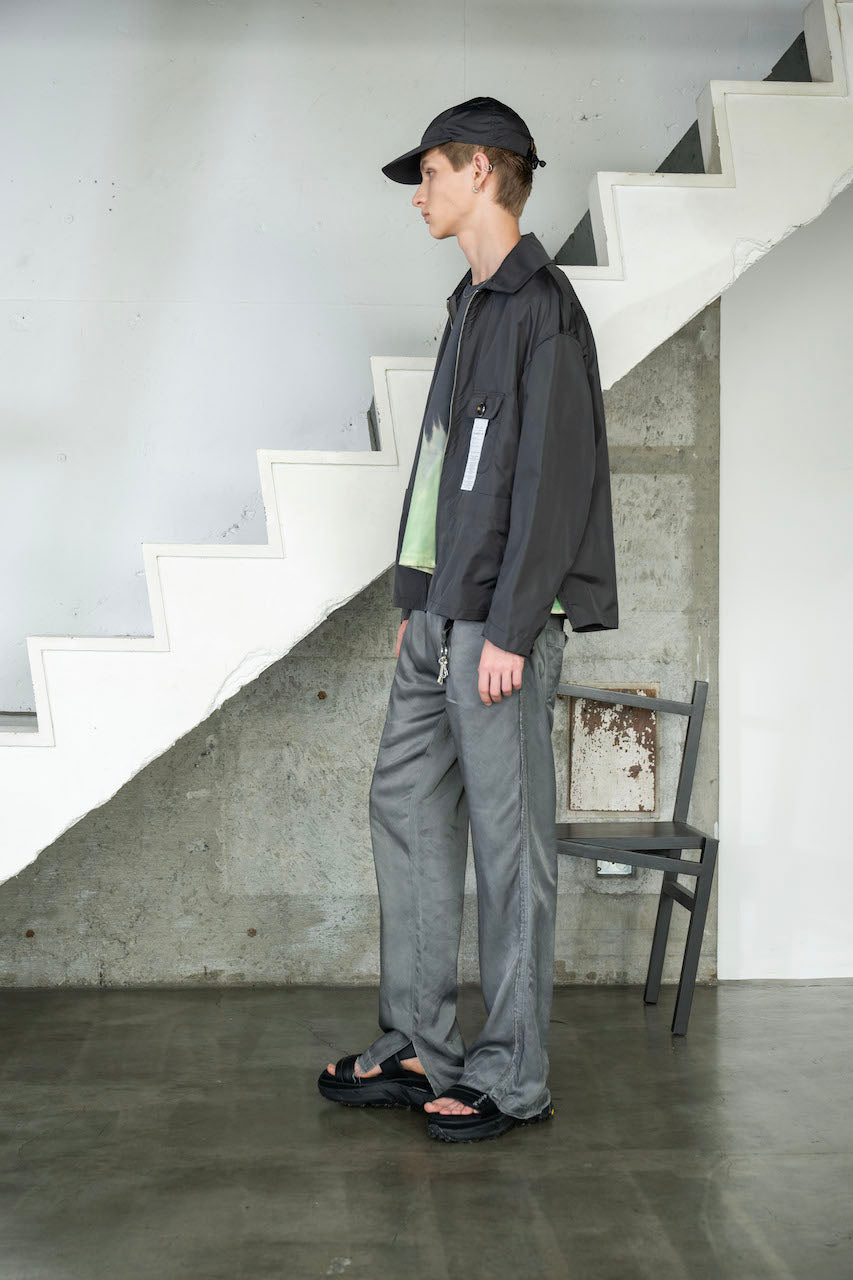 Zip-Fly Coverall Shirt(BLACK)