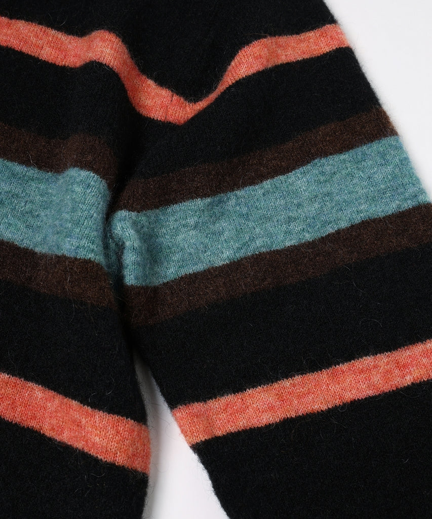 STRIPED KNIT POLO