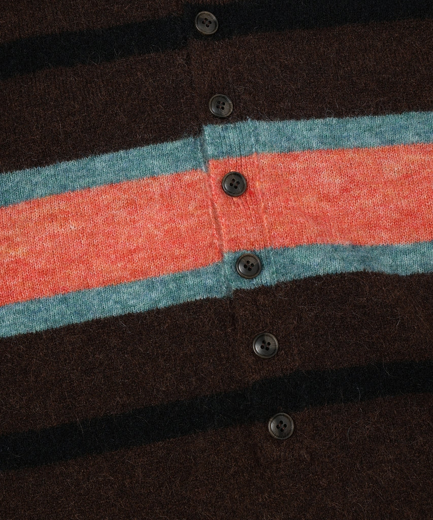 STRIPED KNIT POLO