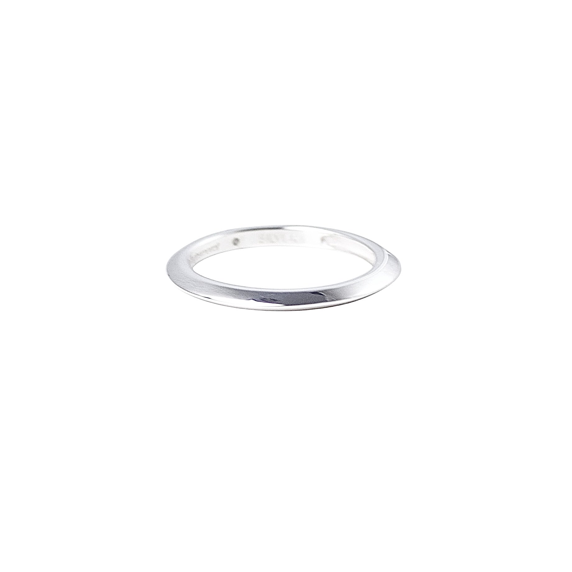 triangle eye ring (silver)