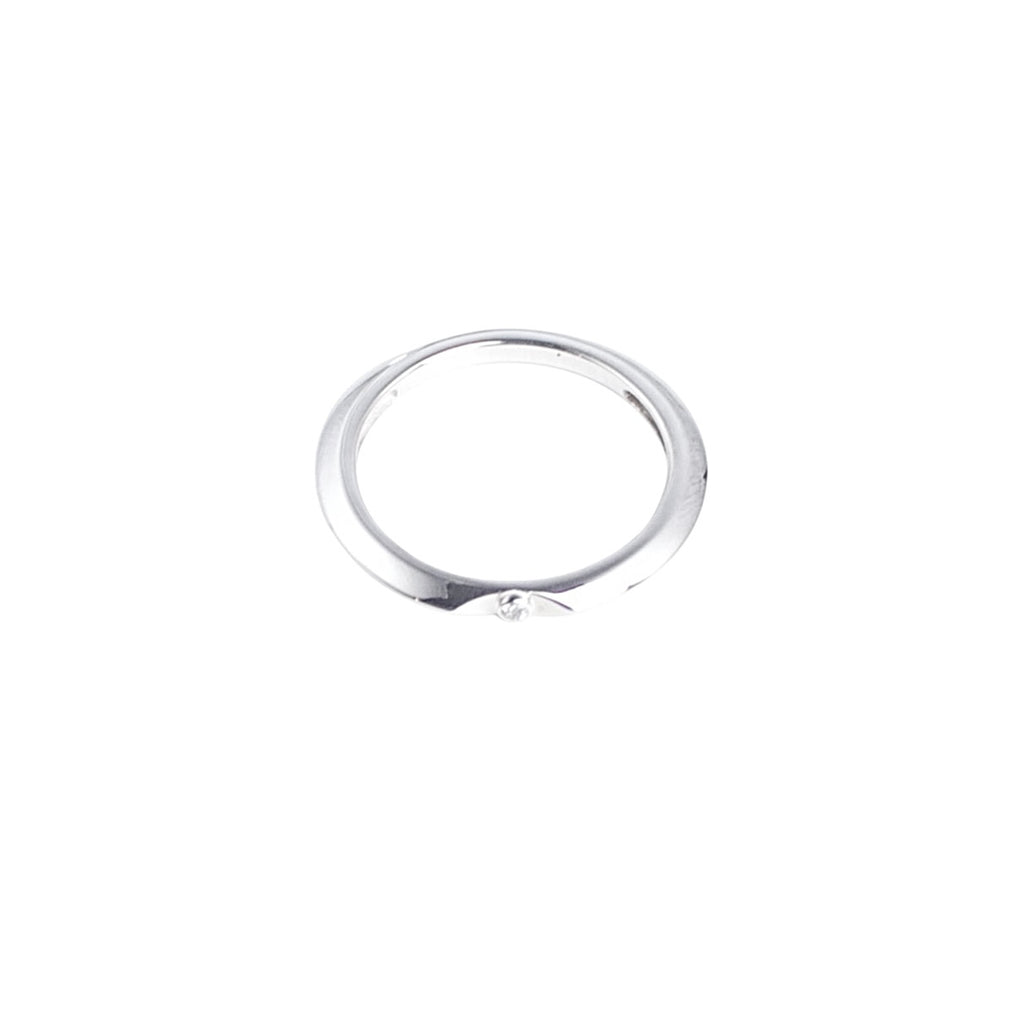 triangle eye ring (silver)